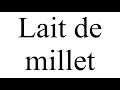 le millet une perle ✨