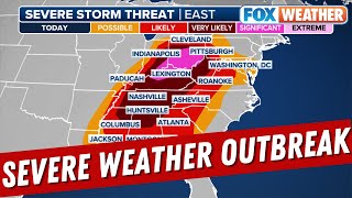 Ongoing Severe Weather Outbreak Continues With Strong, Long-Track Tornado Threat In Ohio Valley