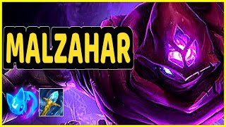 MALZAHAR VS AHRI MID GAMEPLAY