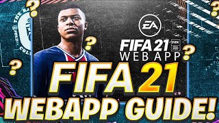 HOW TO START THE FIFA 21 WEB APP?! FIFA 21 Ultimate Team