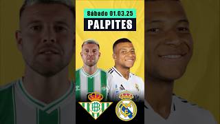 PALPITES DE FUTEBOL PARA HOJE 01 03 2025 SÁBADO  #palpitesdefutebol #futebol #premierleague #laliga