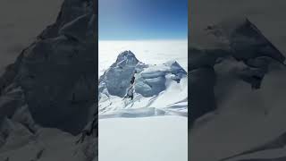 Наш заснеженный Эквадор. Это на вершине вулкана Chimborazo.