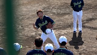 2021春季キャンプ2日目・新加入の内川聖一選手がチームを盛り上げる！