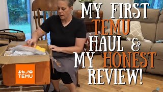 My First TEMU Haul - My HONEST Review of TEMU  #temu #unboxing #haul