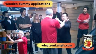 Wing Chun Wooden Dummy applications, part 1 - #DasWingTsun #shorts