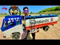 RC Big Size TATA 1613 Indian Oil Fastest Truck Unboxing & Testing - Chatpat toy tv