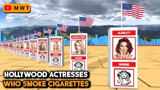 Hollywood Actresses Who Secretly Smoke Cigarettes