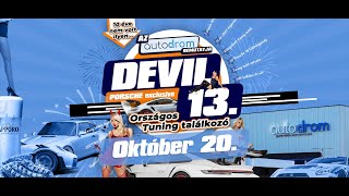 Menjünk a DEVIL 13 tuning találkozóra!