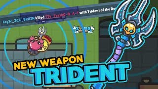 new weapon trident wins - zombs io fortnite