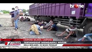 Ketangkap Basah, Belasan Pemudik Nekat Sewa Mobil Boks dari Jambi ke Daerah Tuban | tvOne