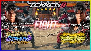 TEKKEN 8 Replays Stars - JIN ( Tekken God Supreme ) VS JIN ( Tekken God ) High Level Gameplay