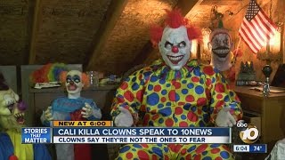 Cali Killa Clowns defend local scares but say don't trust clowns at night
