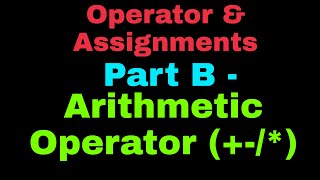 Operator & Assignments Part B core java part 20 | Assignment Operators #corejava #java #assignment