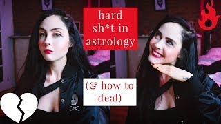 💔 DIFFICULT PLACEMENTS & TRANSITS IN ASTROLOGY || how to deal & how to heal 💔