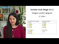 serbian verb magic part 2 a serbian grammar lesson