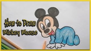 Mickey Mouse Drawing | How to Draw Mickey Mouse | Disney