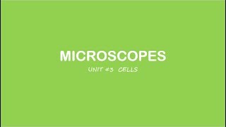 AP Biology: Microscopes