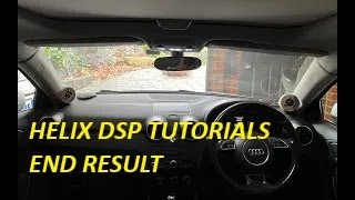 Car Audio Tune Using Helix DSP PC Tool - End Result