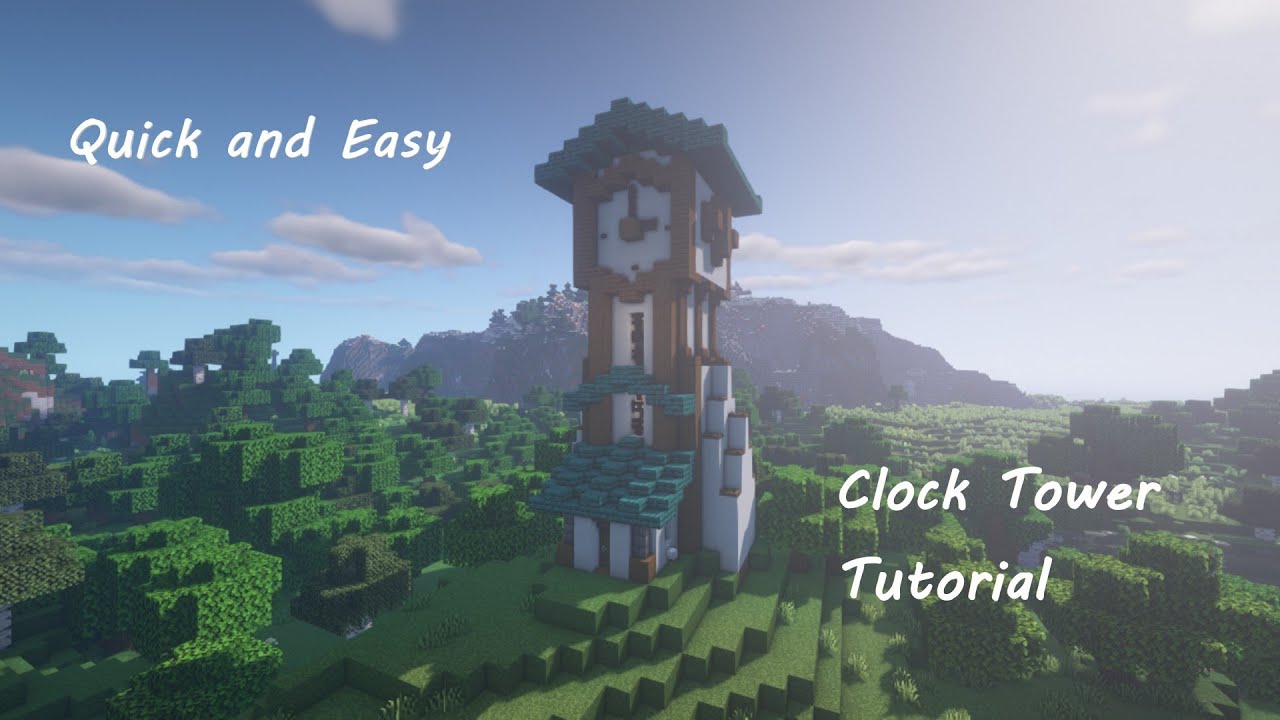 Minecraft Schematic Clock Tower At Brooke Summers Blog