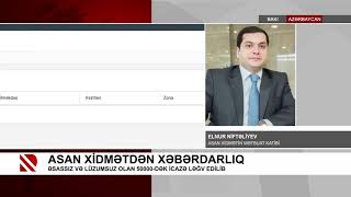 icaze.e-gov.az portalında əsassız və lüzumsuz olan 50000-dək icazə ləğv edilib - Real TV 11.04.2020