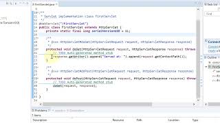 Apache Tomcat - JSP - Servlet - Eclipse Introduction First Servlet - Video 11