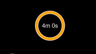 Silent 4 Minute Timer | Visual Progress Bar Timer