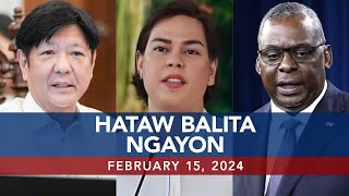 UNTV: HATAW BALITA  |  February 15, 2024