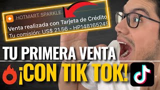 🔥CÓMO hacer MI PRIMERA VENTA en HOTMART con TIKTOK🤩 | Estrategia Paso a Paso✅