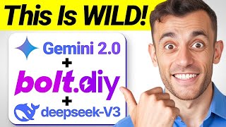 Bolt DIY + DeepSeek-V3 + Gemini: Best AI Coder? 🤯