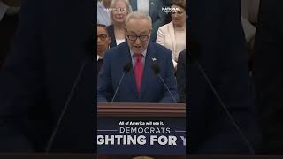 'BALLROOM REPUBLICANS' not working for Americans, Schumer says slamming GOP budget