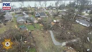 Damage Assessment: Locals And Officials In Kankakee, Illinois, Begin The Early Stages Of Recovery