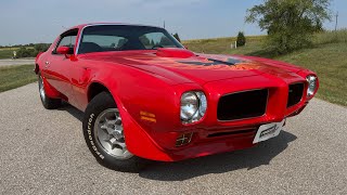 1973 Pontiac Trans AM 455 Auto, AC, Frame off - Rotisserie Restored Stock #902