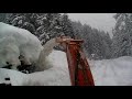 unimog u1600 beim fräsen mitfahrt