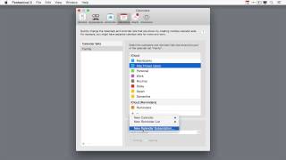 Fantastical 2 for Mac - Managing Calendars