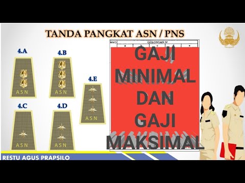 Tanda Pangkat ASN CPNS PPPK - Gaji Minimal Dan Maksimal ASN/PNS ...