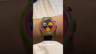 Do you know this Swatch? I bet you don’t :)