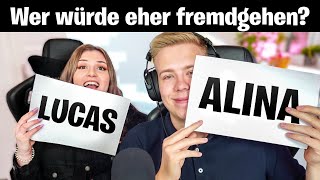 WER WÜRDE EHER fremdgehen? 😵 mit Freundin