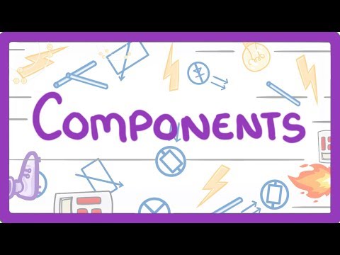 What are the component of a circuit?
