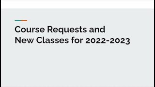 WHS Fall 2022 Course Registration