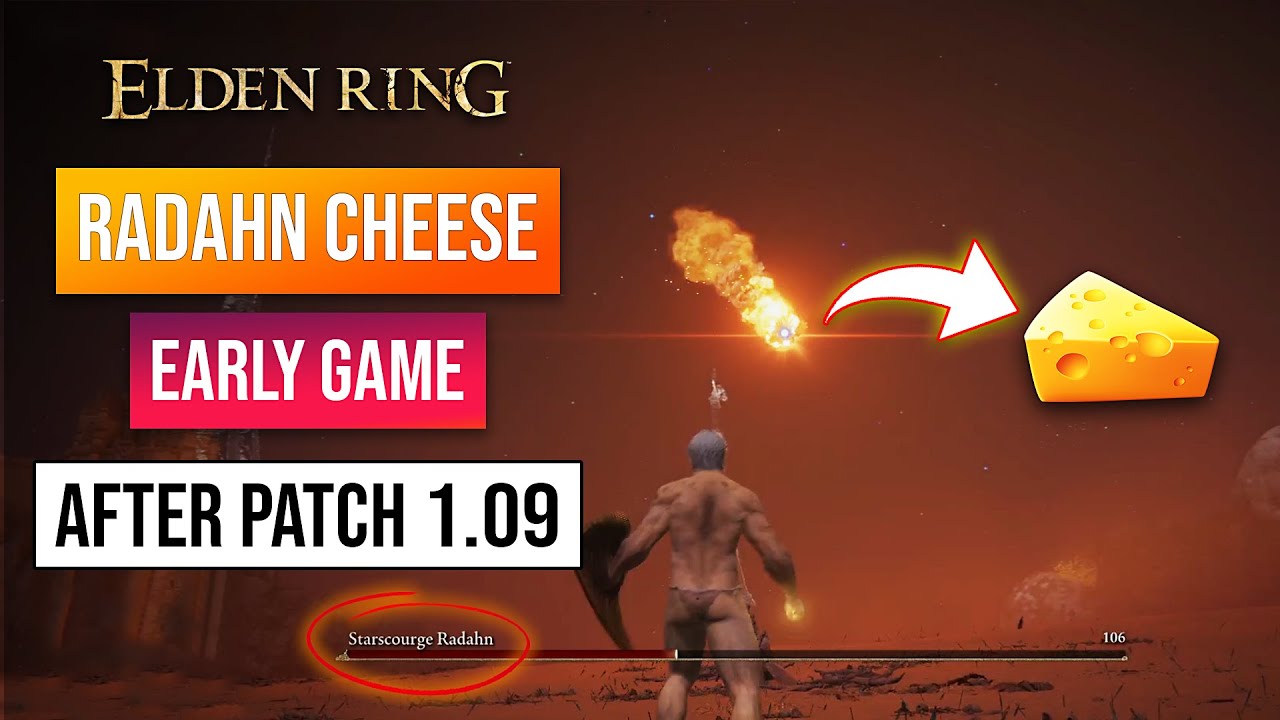 Elden Ring Starscourge Radahn Cheese | Best Method! Just In 2 Minutes ...