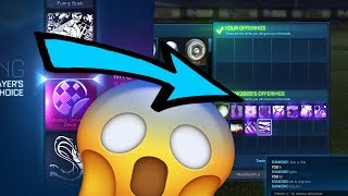 *OMG* BIGGEST DONATION EVER ON ROCKET LEAGUE + MYSTERY DECAL UNBOXING