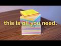 3 Simple Methods to Use Sticky Notes for ADHD Productivity & Focus 