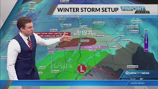 Tracking: Winter storm setup in the Carolinas