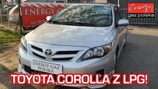 Montaż LPG Toyota Corolla 1.6 132KM 2012r w  Energy Gaz Polska na auto gaz BRC SQ 32 OBD