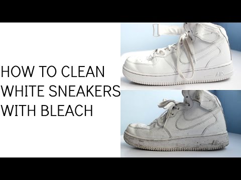 HOW TO CLEAN WHITE SNEAKERS WITH BLEACH HOW TO CLEAN WHITE SNEAKERS WITH BLEACH