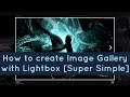 How to Create Image Gallery with Lightbox [Super Simple]
