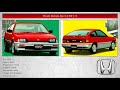 classic cars collection honda 1984 1986