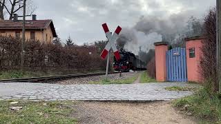 Lößnitzgrundbahn am 28.12.2022