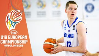 Belarus v Iceland - Full Game - FIBA U18 European Championship Division B 2019