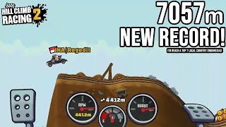 Hill Climb Racing 2 - [NEW RECORD!] 7057m in MINES with SUPERCAR Gameplay Walkthrough